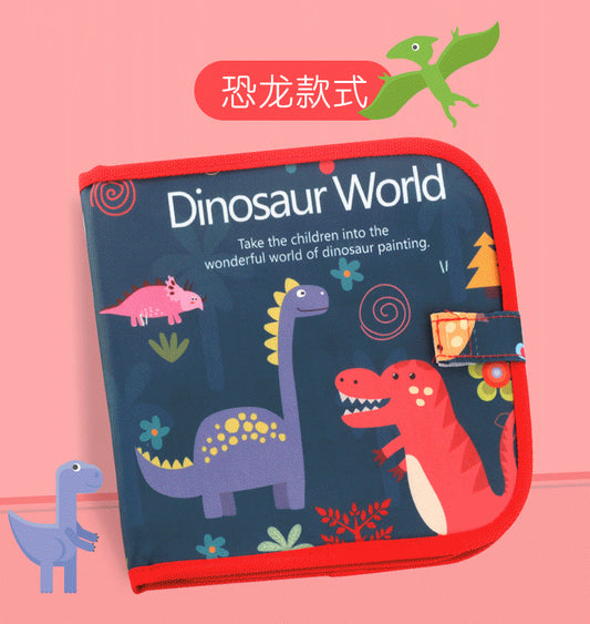 Portable Blackboard Drawing Pad - Dinosaur