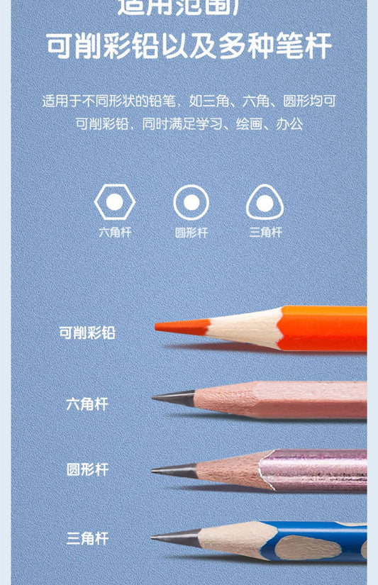 Electric Pencil Sharpener - Battery Power- Pink