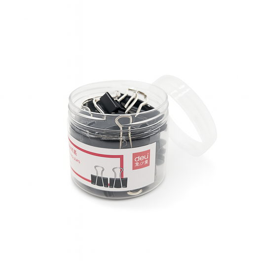 Binder Clips- 15mm- 60pcs(Black）