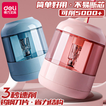 Electric Pencil Sharpener -Battery Power-Blue