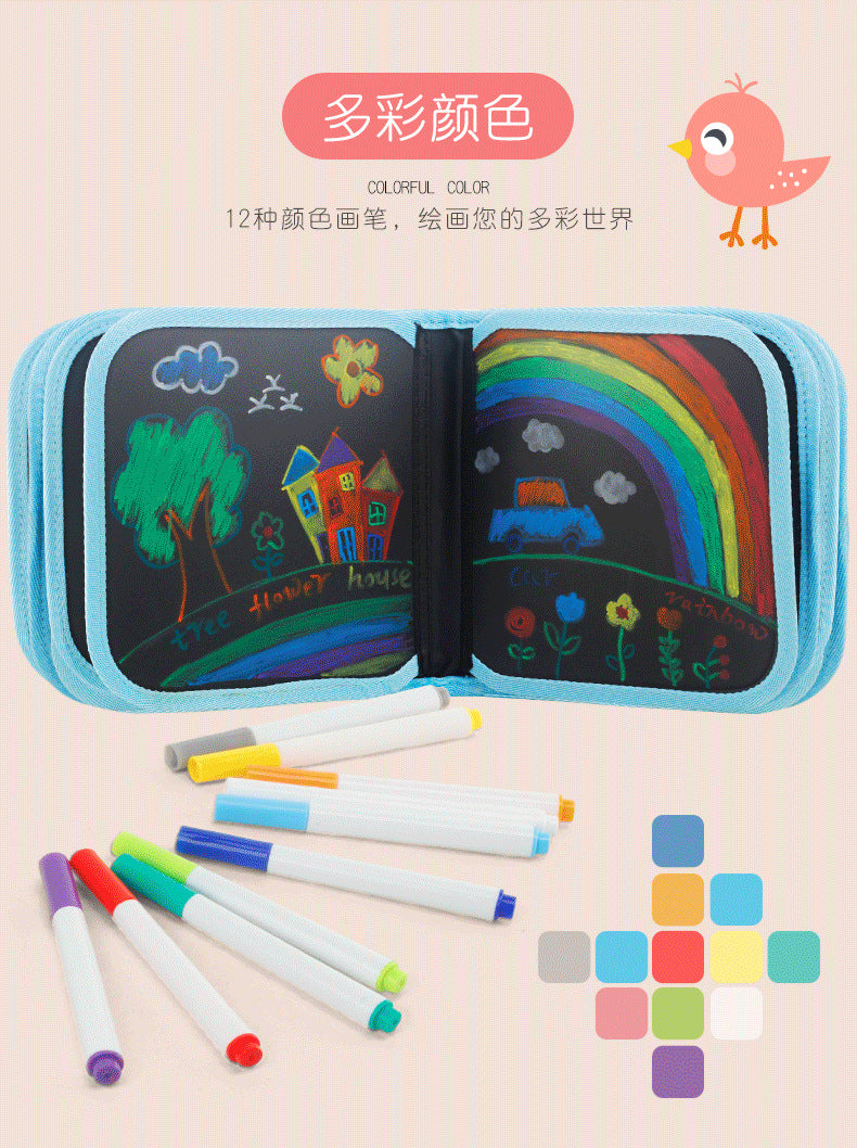 Portable Blackboard Drawing Pad - Bird