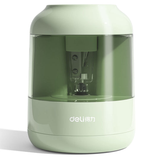 Electric Pencil Sharpener -Battery Power-Green